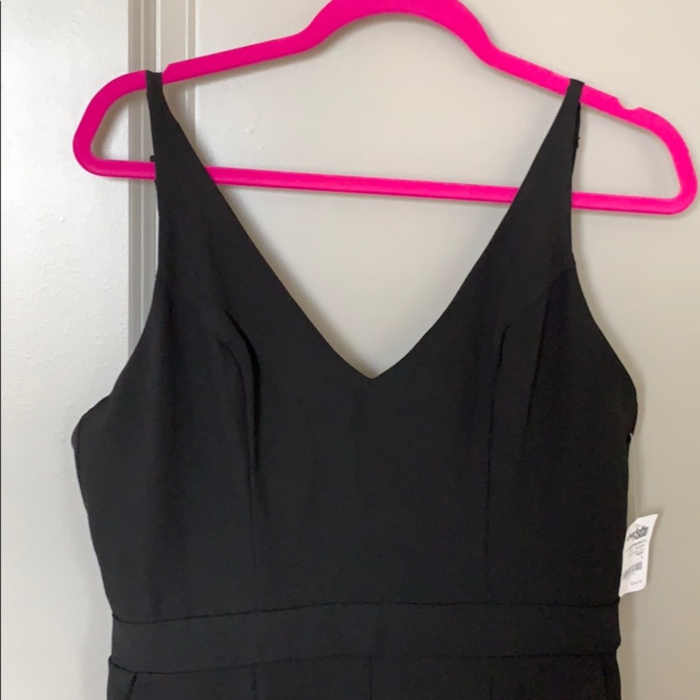 Brand New: Black Pant Romper w/ Pockets